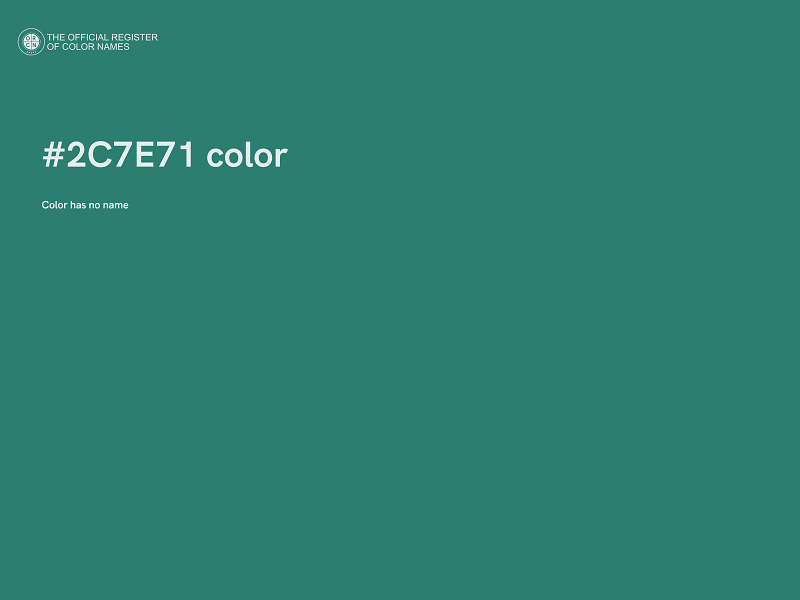 #2C7E71 color image