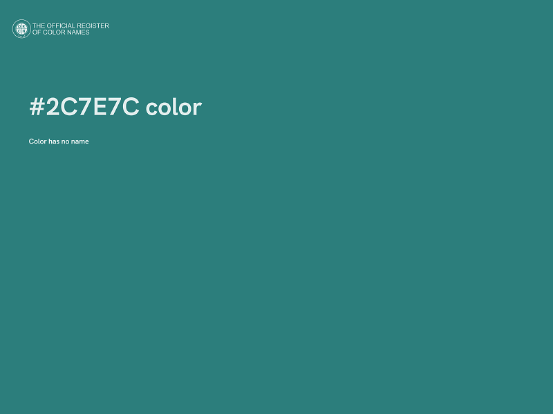 #2C7E7C color image