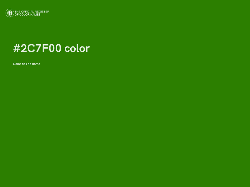 #2C7F00 color image