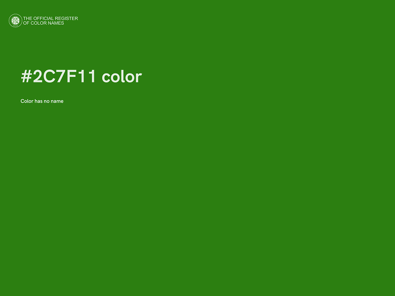 #2C7F11 color image