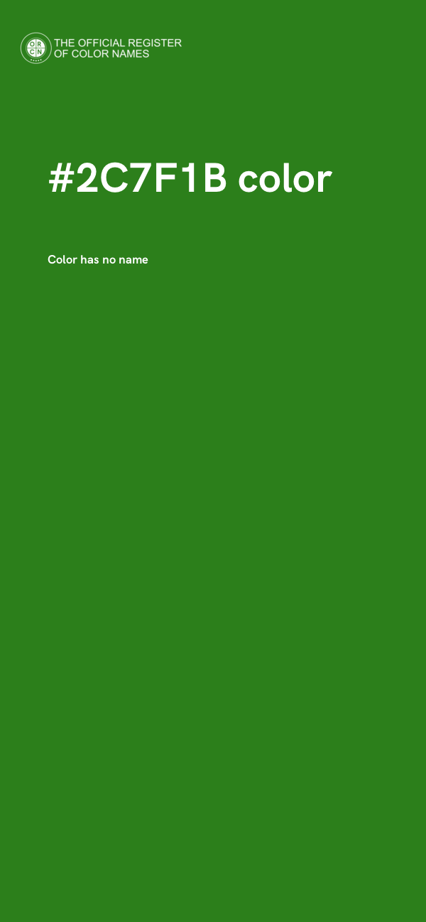 #2C7F1B color image