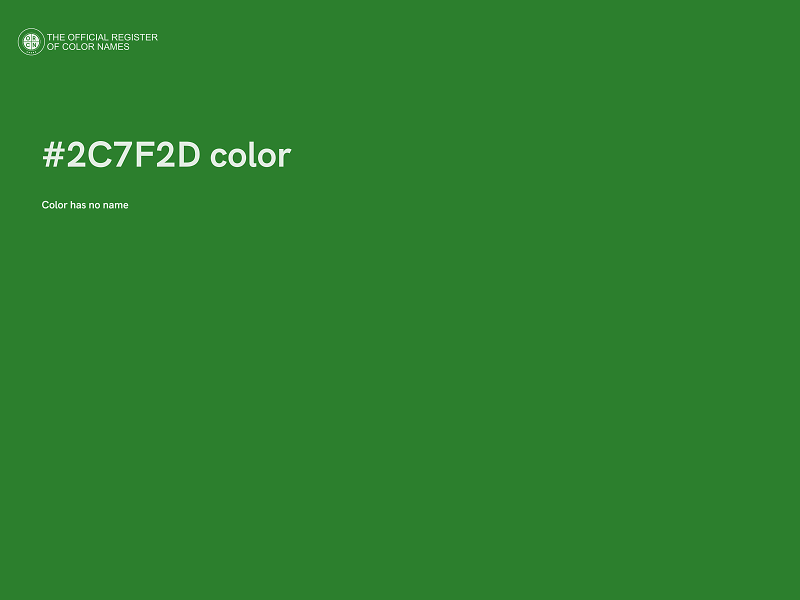 #2C7F2D color image