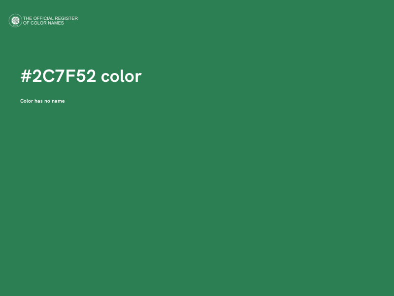 #2C7F52 color image