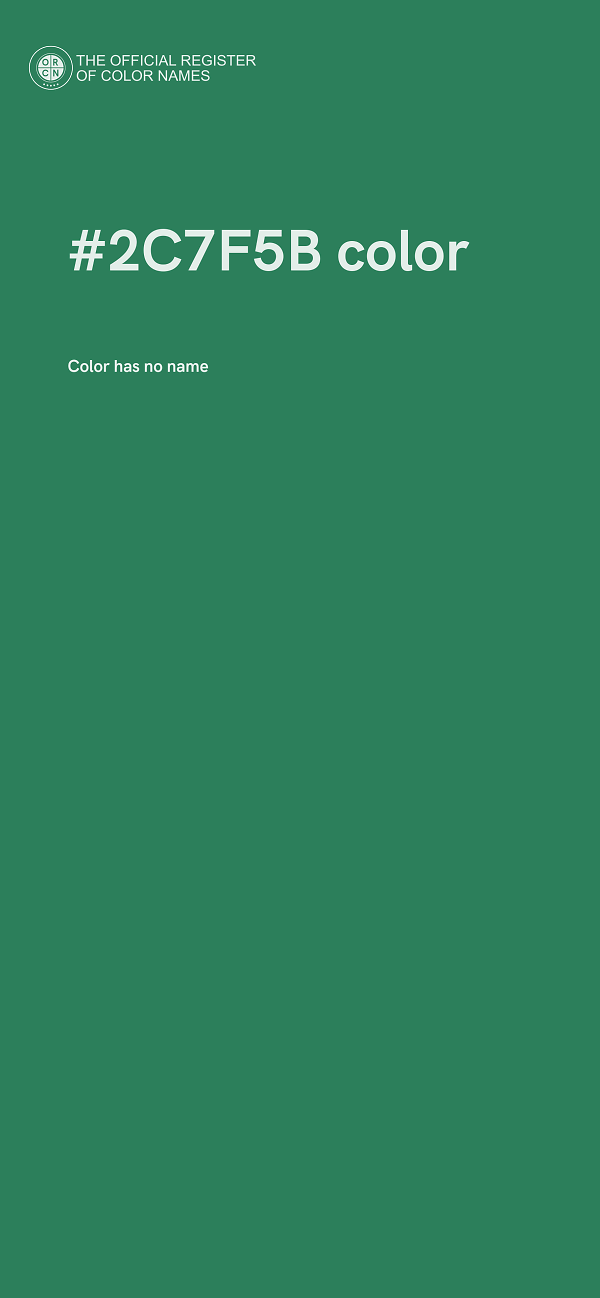 #2C7F5B color image