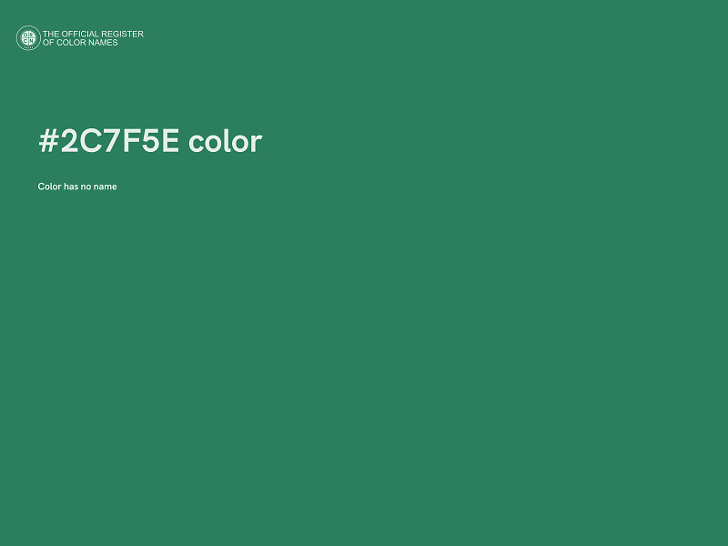 #2C7F5E color image