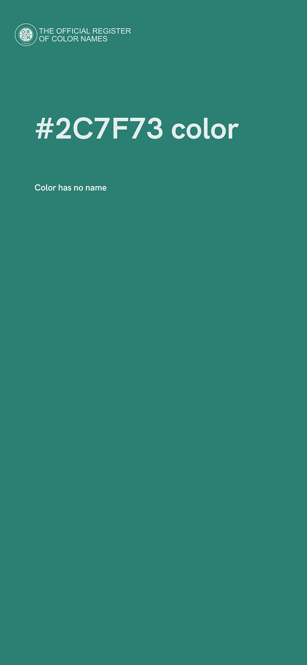 #2C7F73 color image