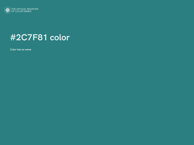 #2C7F81 color image