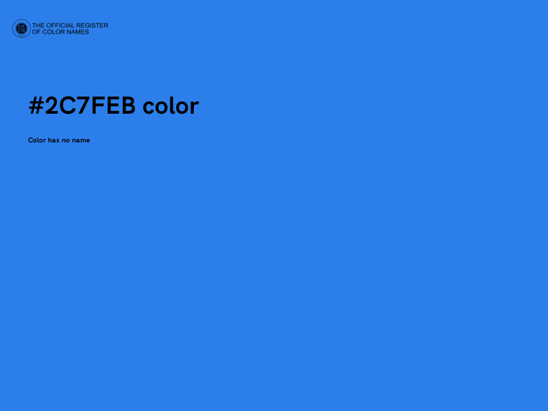 #2C7FEB color image