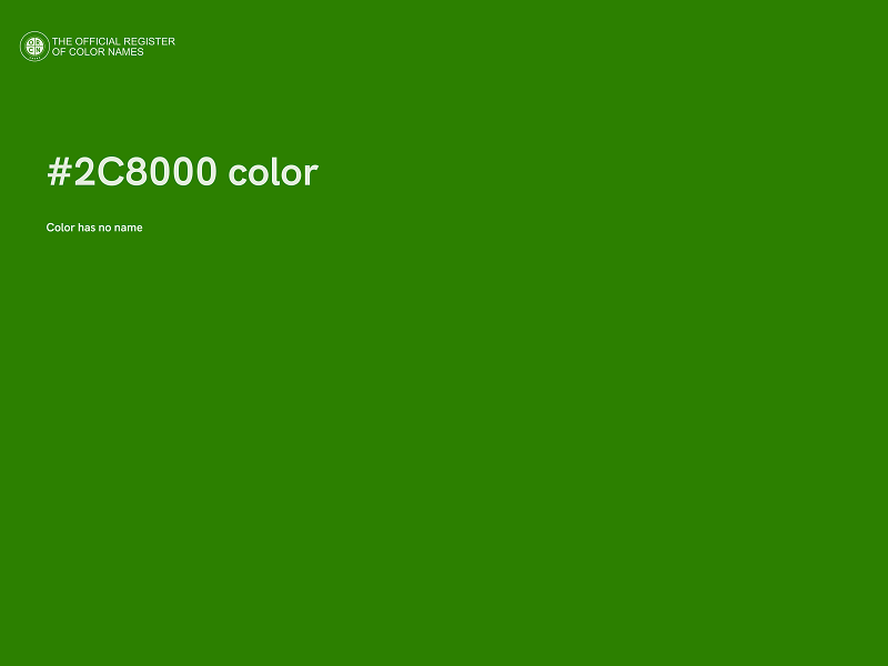 #2C8000 color image