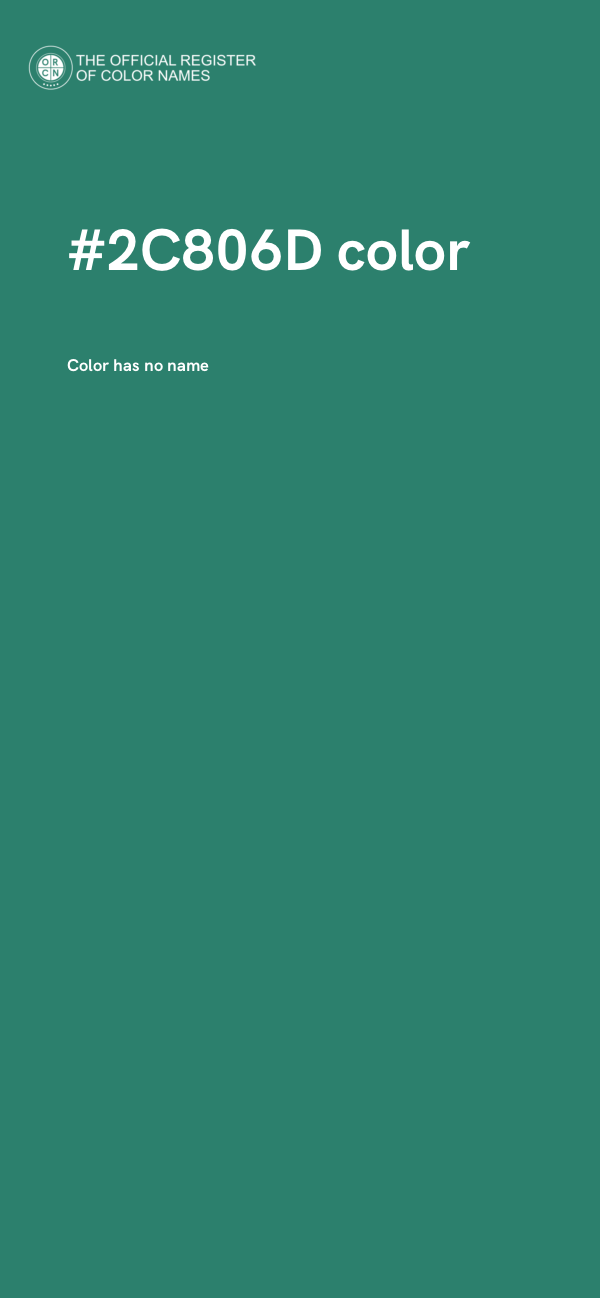#2C806D color image