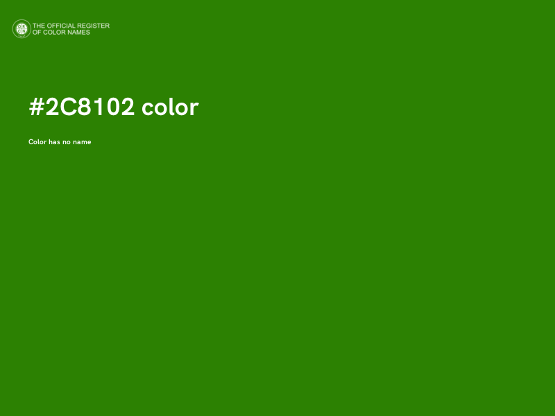 #2C8102 color image