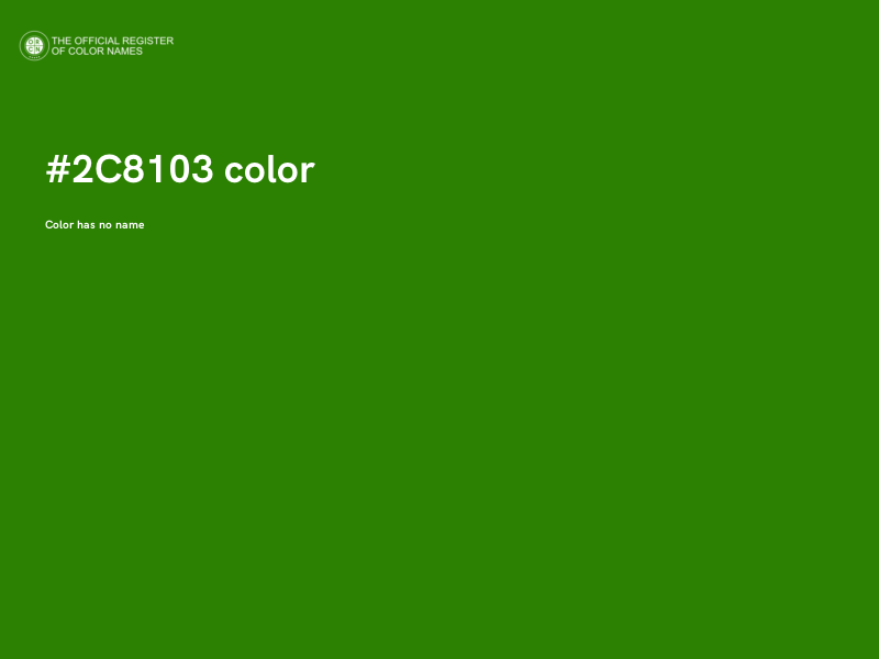 #2C8103 color image