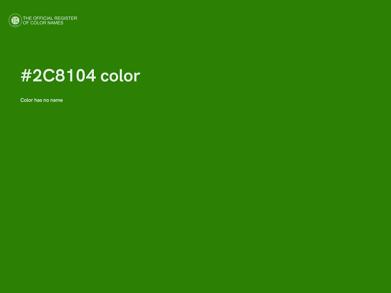 #2C8104 color image