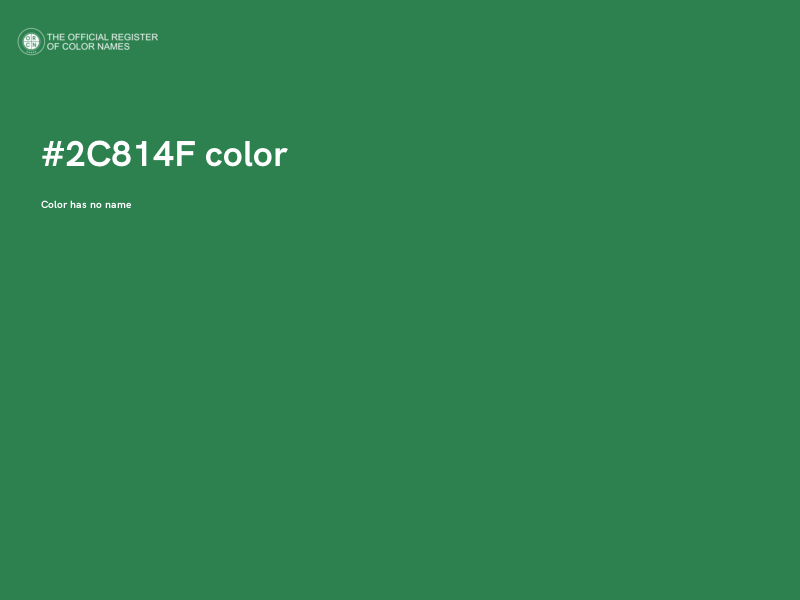 #2C814F color image