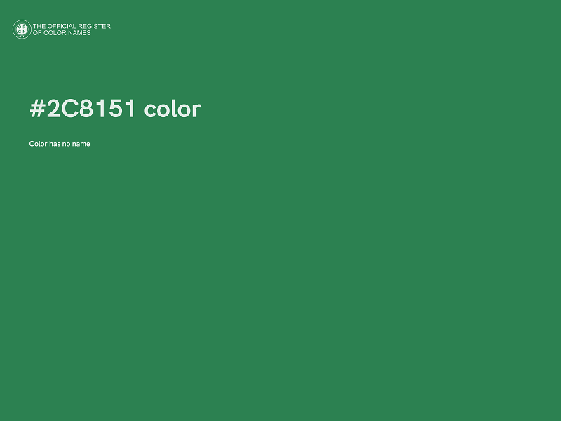 #2C8151 color image