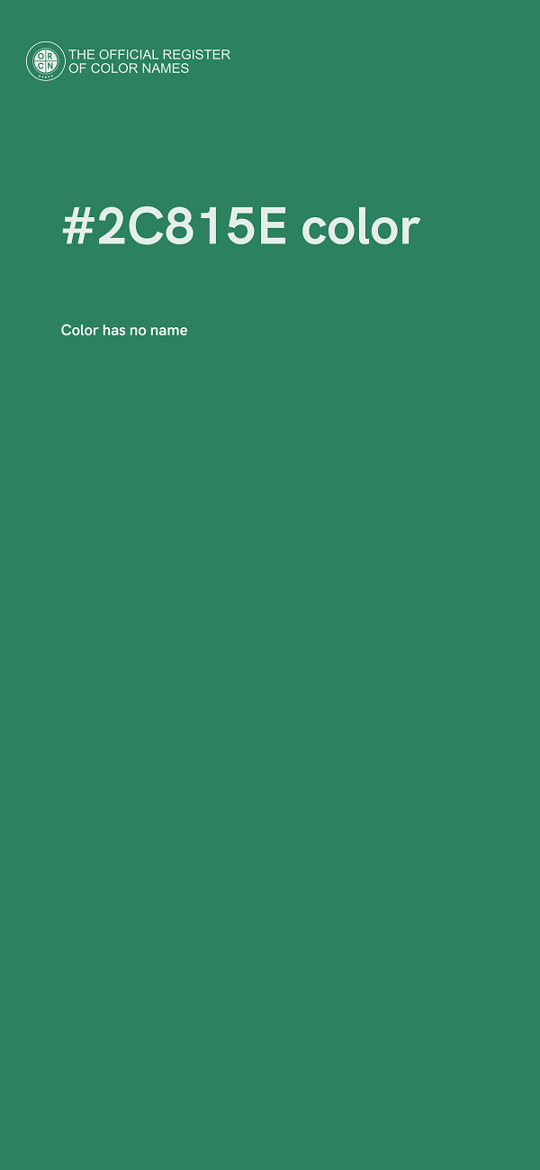 #2C815E color image