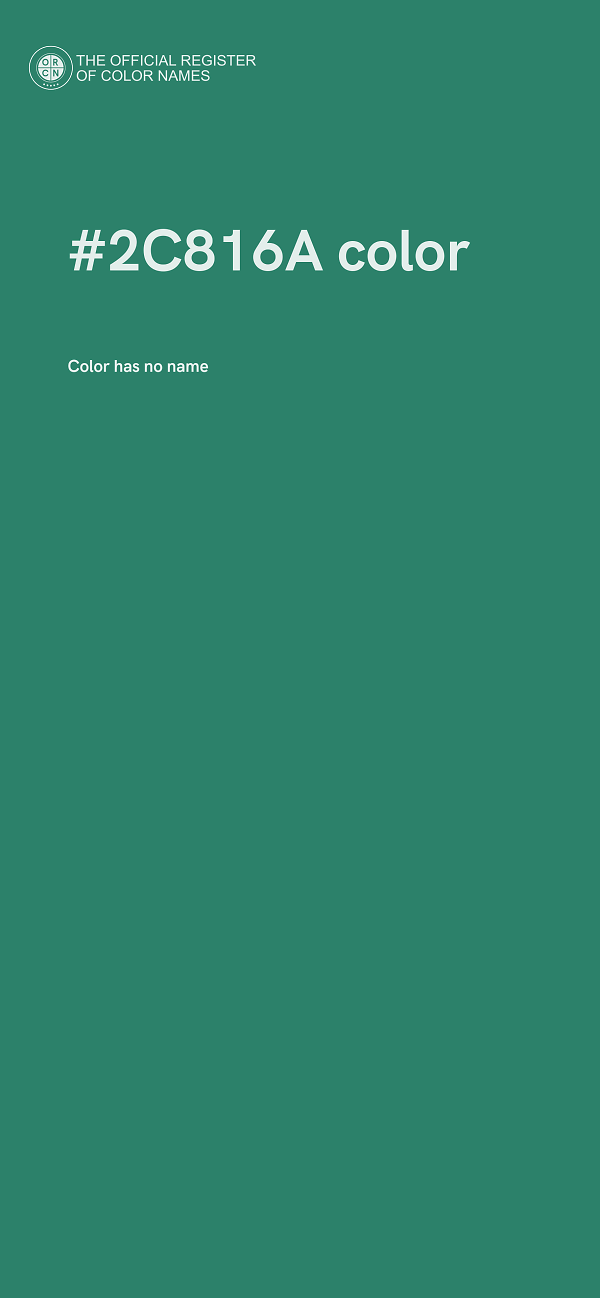 #2C816A color image