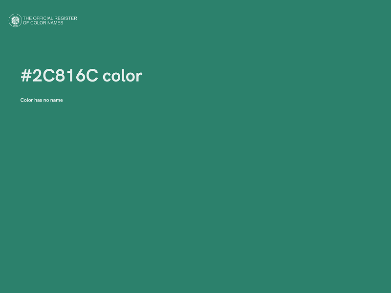 #2C816C color image