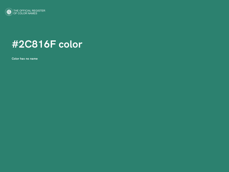 #2C816F color image