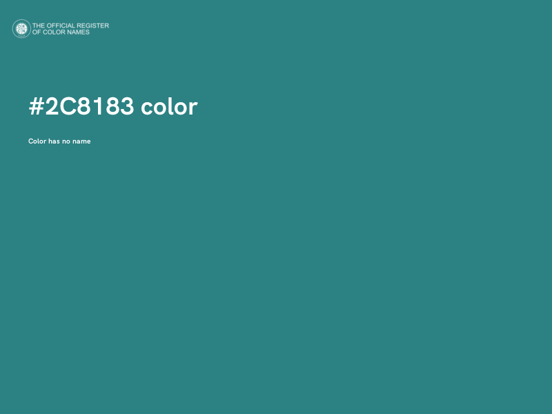 #2C8183 color image