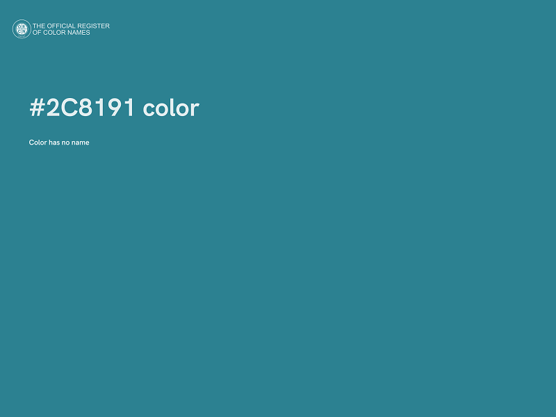 #2C8191 color image