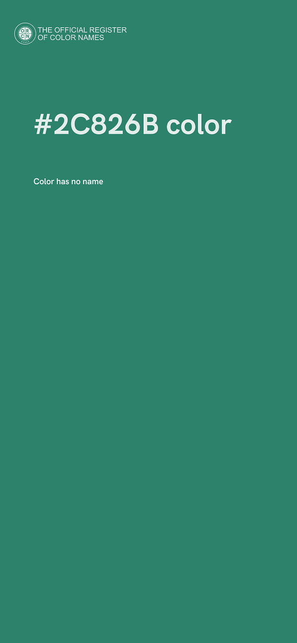 #2C826B color image
