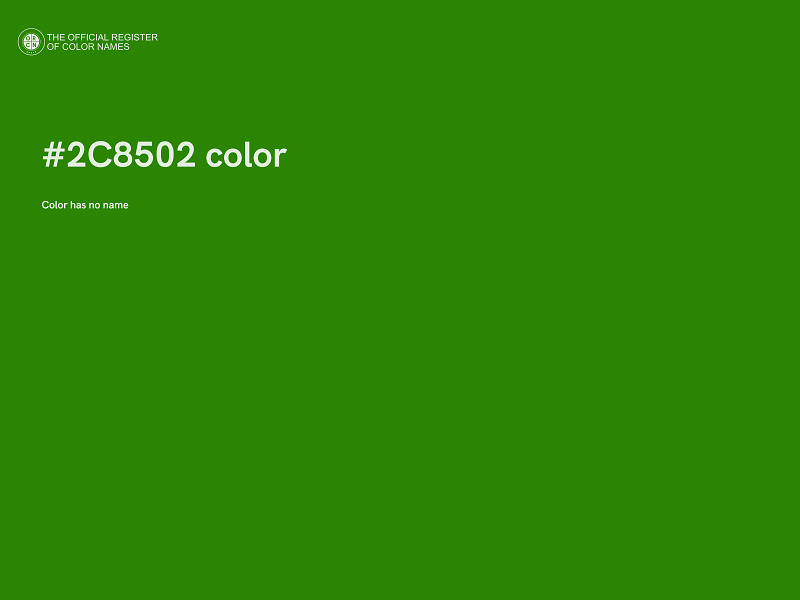 #2C8502 color image