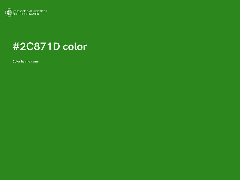 #2C871D color image