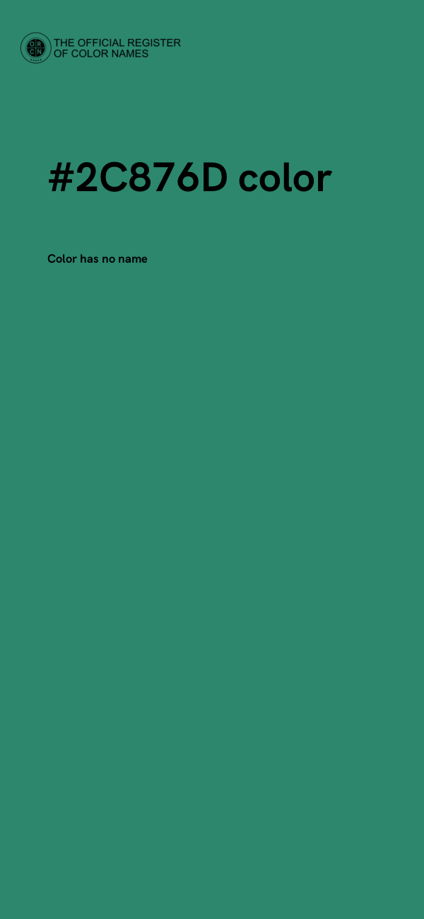 #2C876D color image