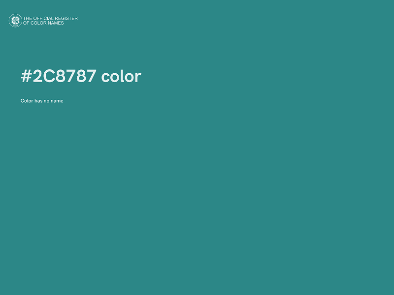 #2C8787 color image