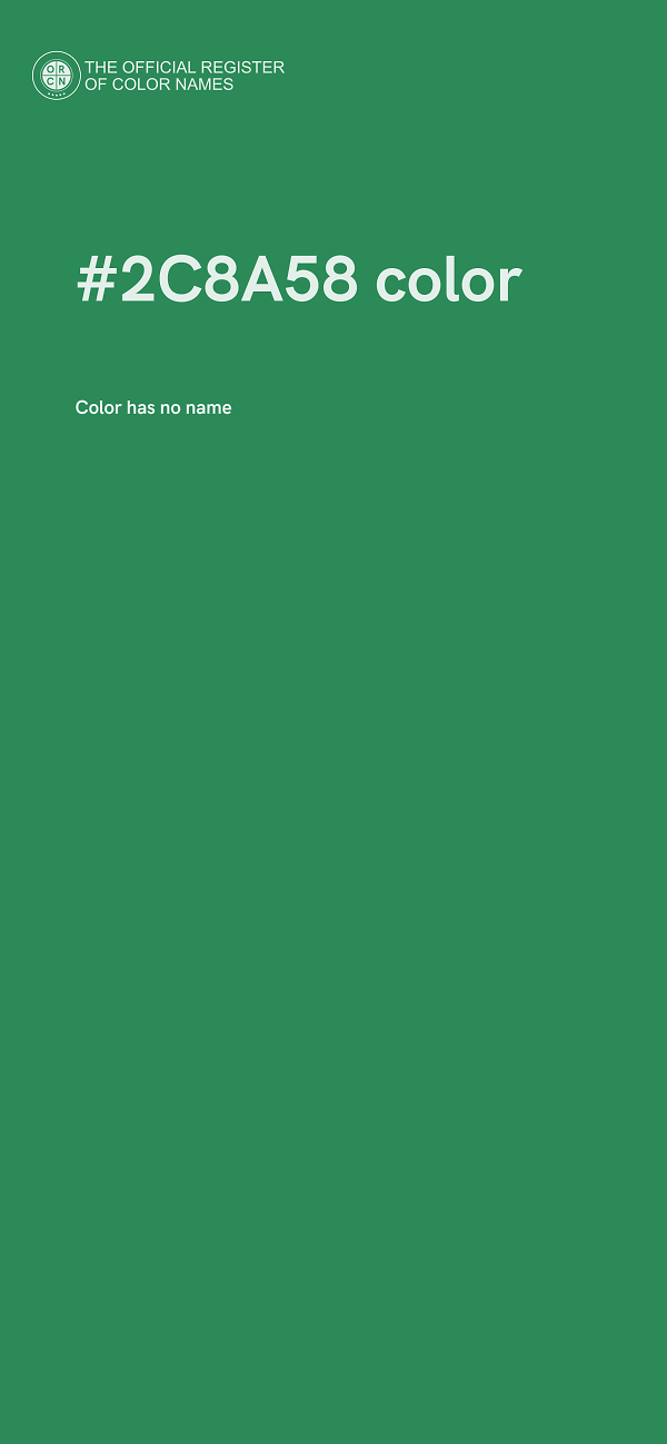 #2C8A58 color image