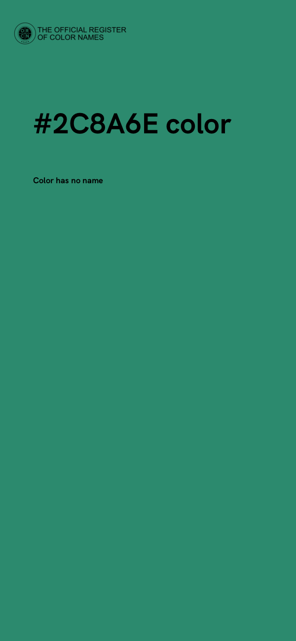 #2C8A6E color image