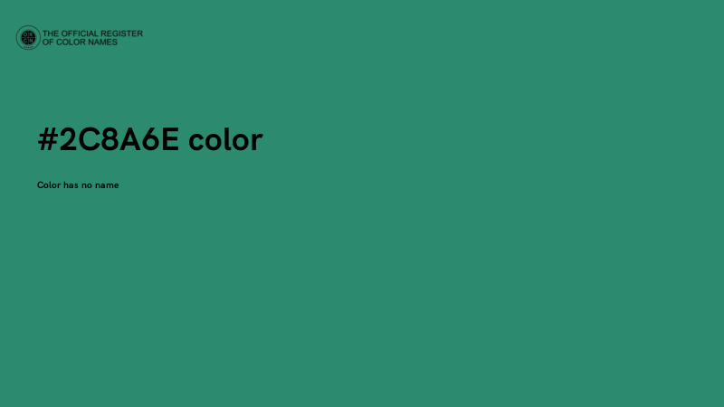 #2C8A6E color image