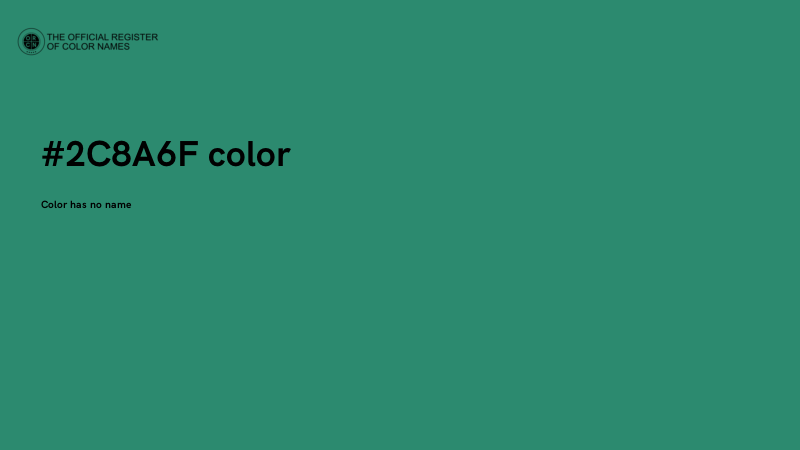 #2C8A6F color image