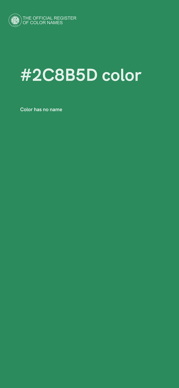 #2C8B5D color image