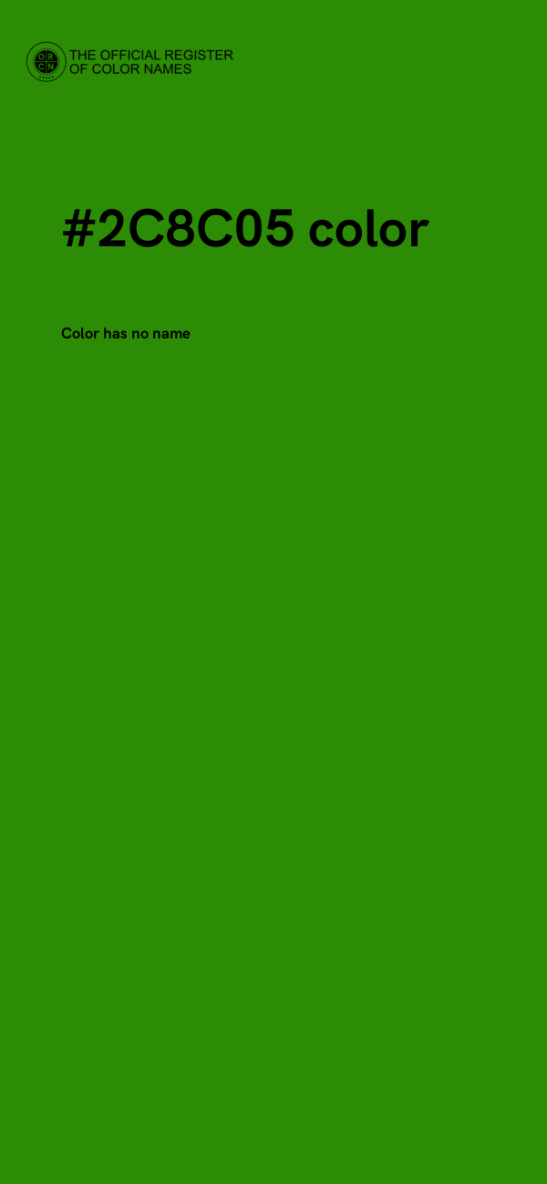 #2C8C05 color image