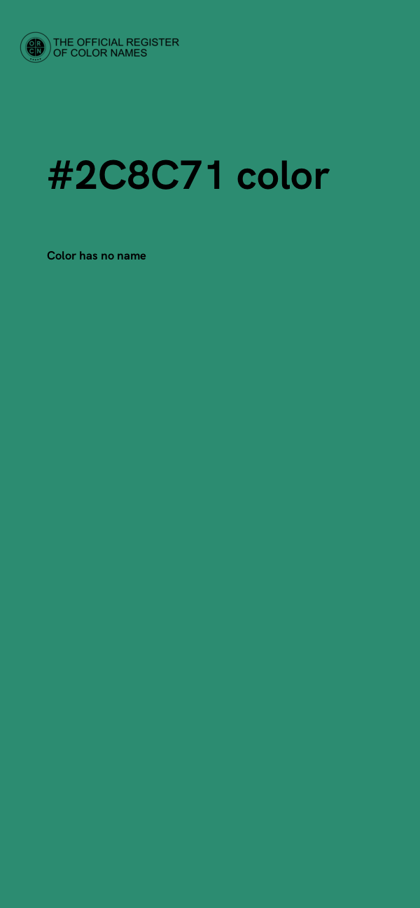 #2C8C71 color image