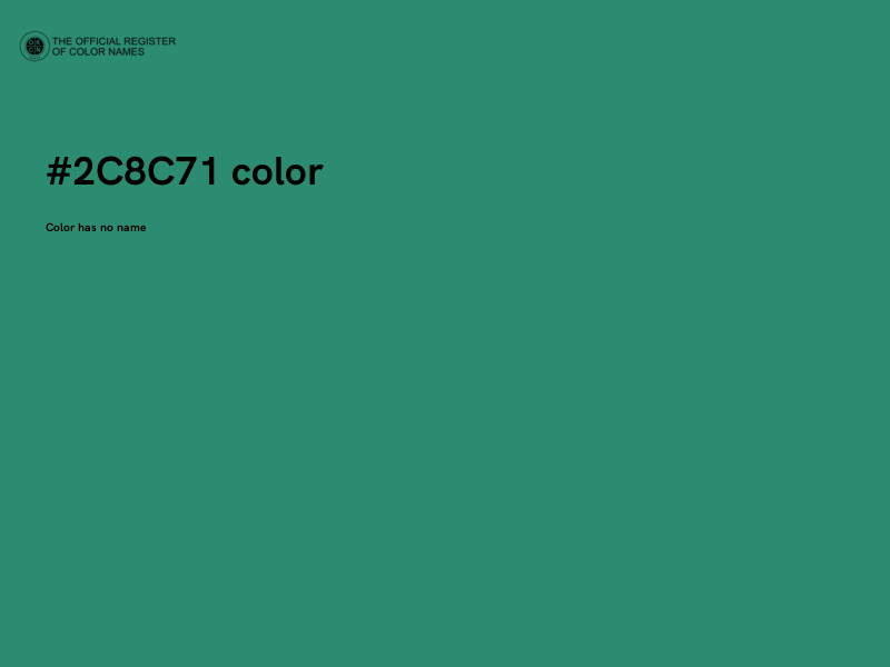#2C8C71 color image