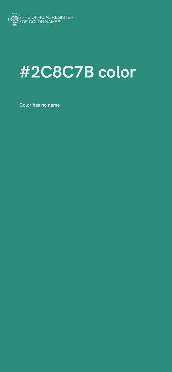 #2C8C7B color image