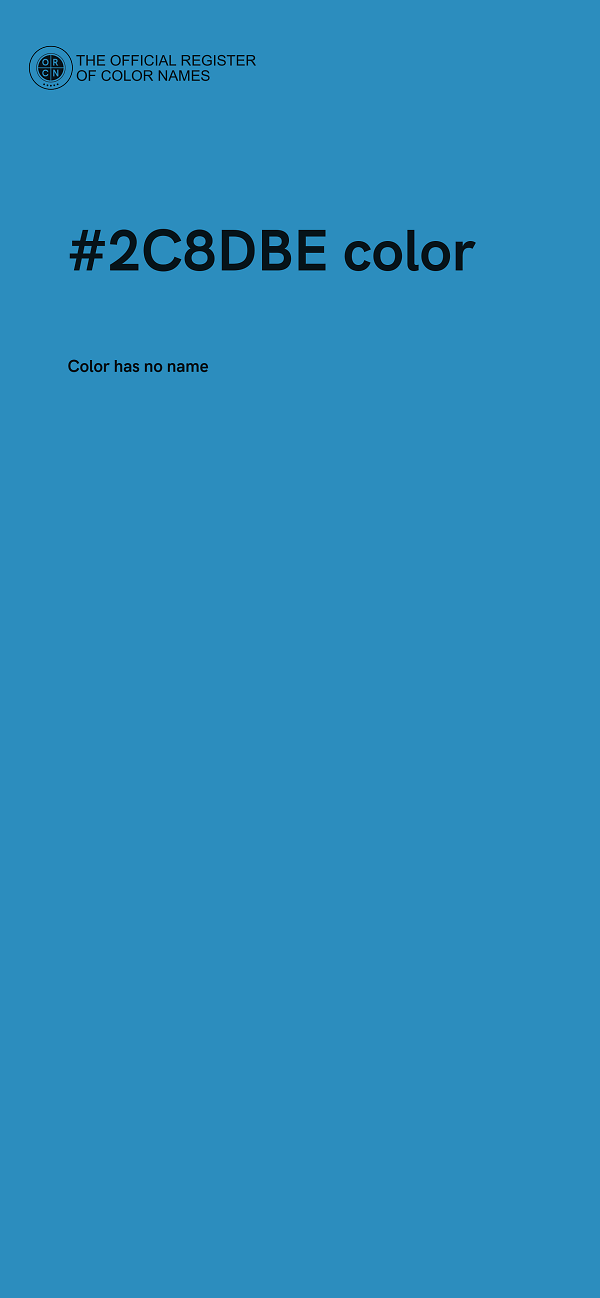 #2C8DBE color image