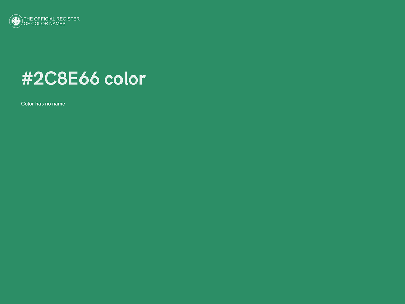 #2C8E66 color image