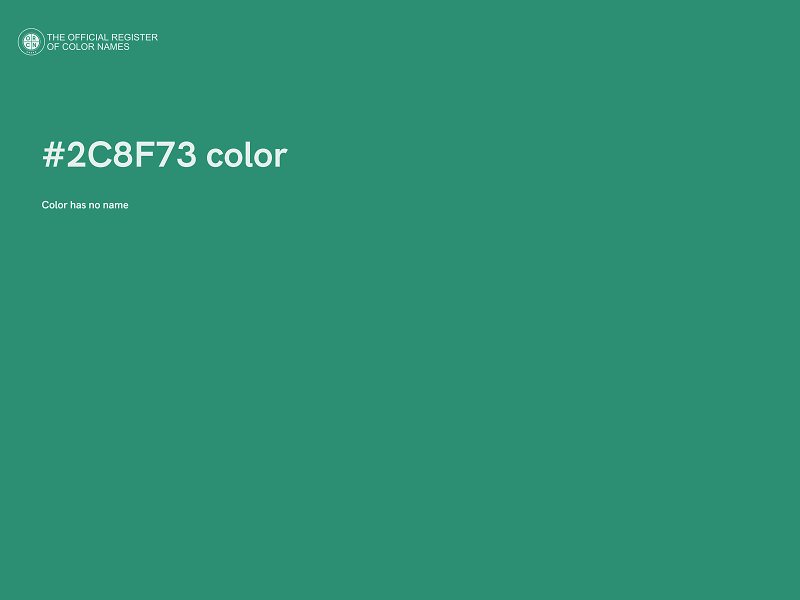 #2C8F73 color image