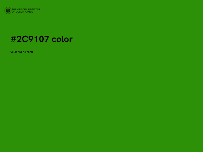 #2C9107 color image