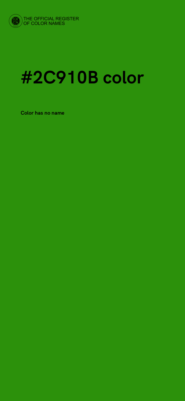 #2C910B color image