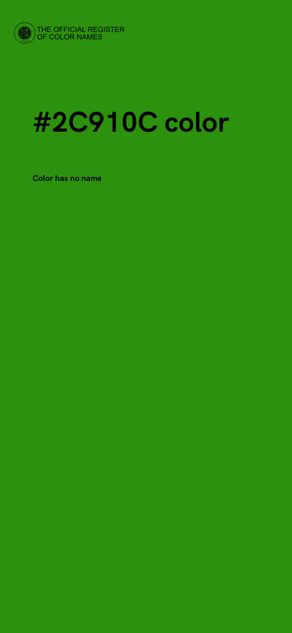 #2C910C color image