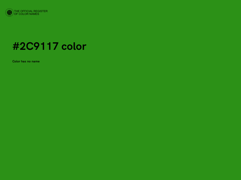 #2C9117 color image