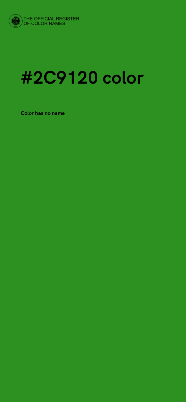 #2C9120 color image