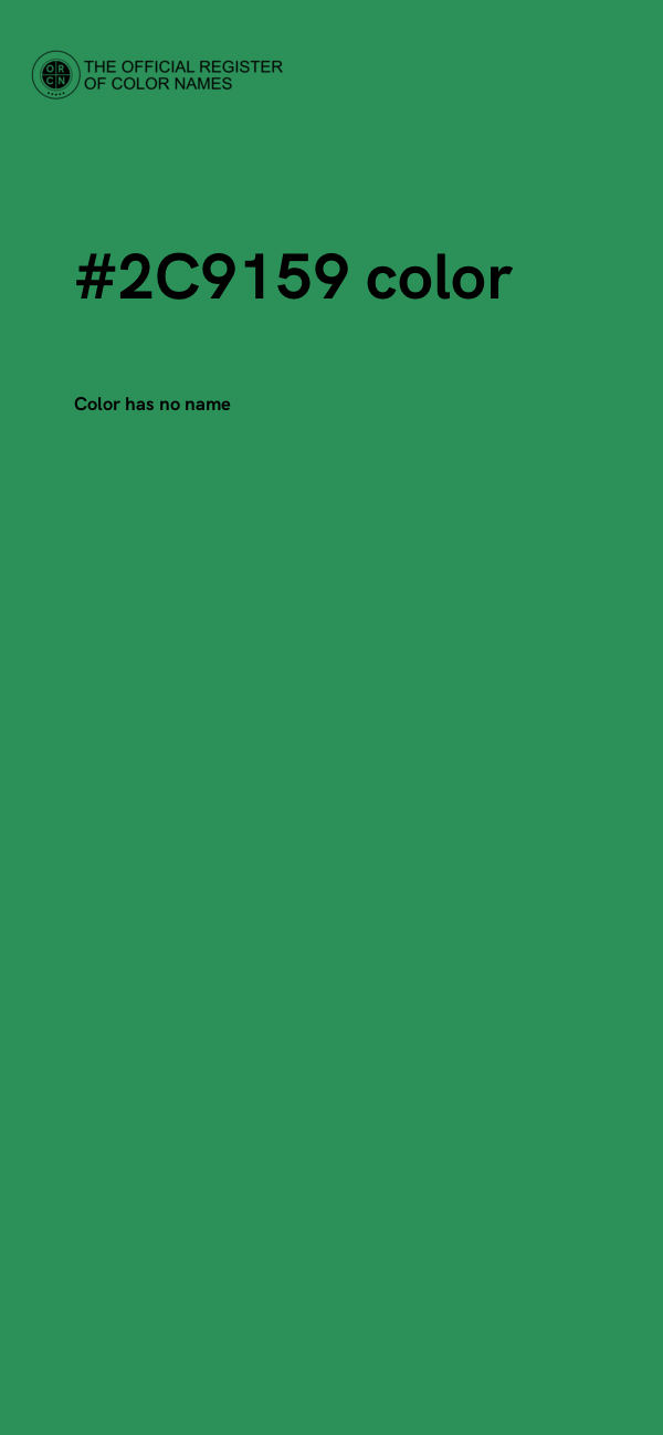 #2C9159 color image