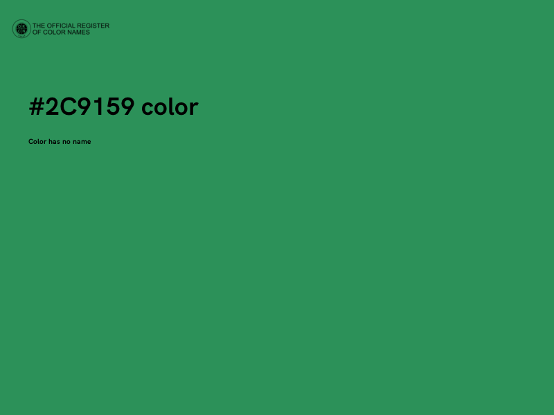 #2C9159 color image