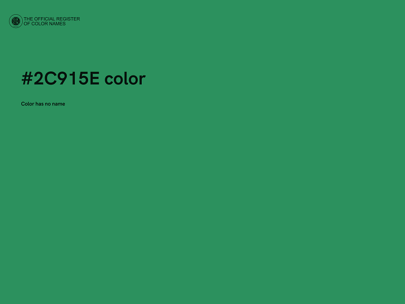 #2C915E color image
